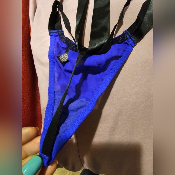 Vintage Victoria's Secret babydoll 2pc Set size L - Picture 10 of 10